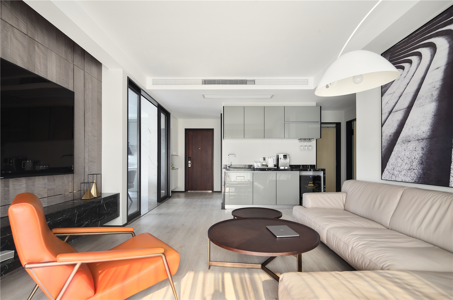 140㎡三居现代装修效果图